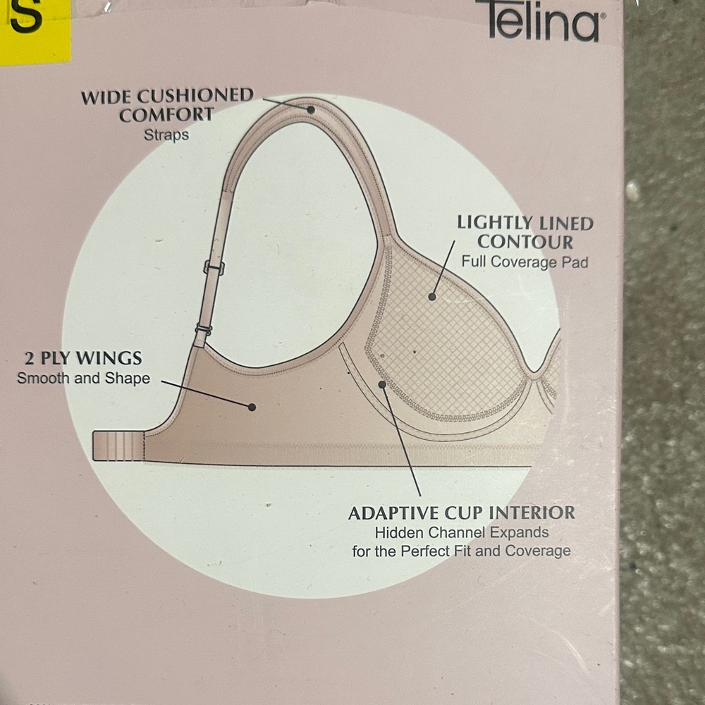 🔴 SOLD 🔴 Felina Adaptive Cup Wire Free Bra - Cream - Picture 4 of 8
